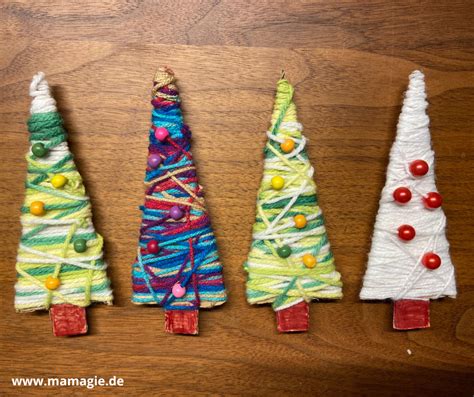 Weihnachtsgeschenk Basteln Mit Kleinen Kindern Weihnachtsbaum Anh Nger