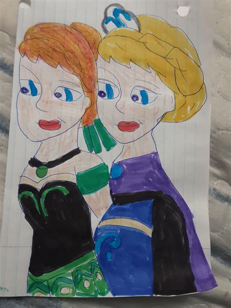 Anna and elsa frozen sister's by aliciamartin851 on DeviantArt