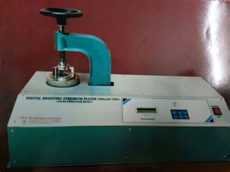 Digital Bursting Strength Tester In Roorkee