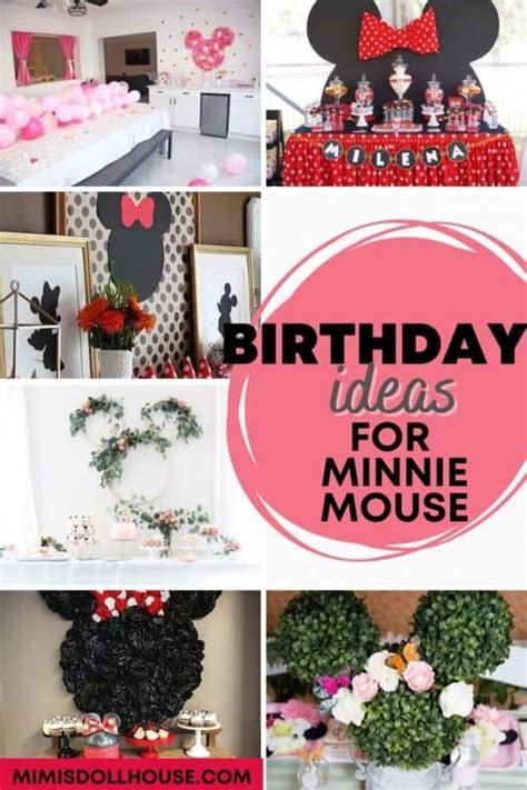 Adorably Stylish Minnie Mouse Birthday Parties Mimis Dollhouse