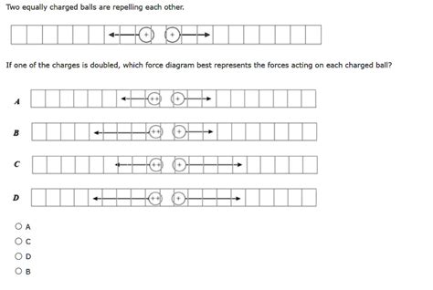 Solved Two Equally Charged Balls Are Repelling Each Other If One Of The Charges Is Doubled