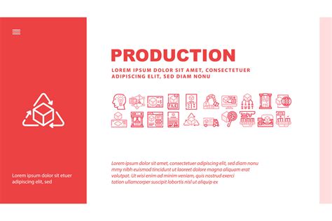 Production Business Landing Header Vector By Sevector Thehungryjpeg