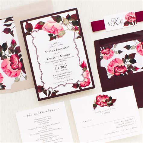 24+ Pretty Picture of Rose Wedding Invitations - denchaihosp.com