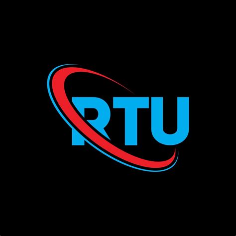 RTU logo. RTU letter. RTU letter logo design. Initials RTU logo linked with circle and uppercase ...