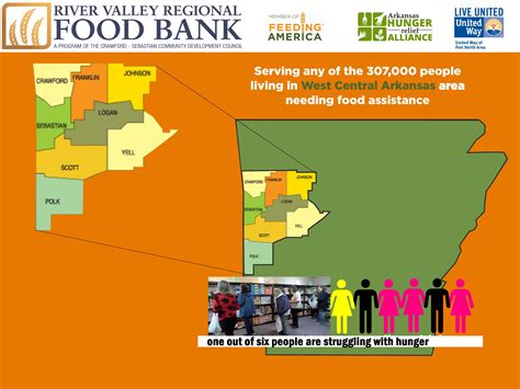 New Map Of Service Area 18 10 26 River Valley Regional Food Bank