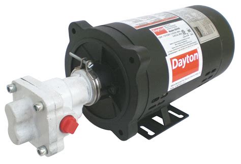 Dayton Rotary Gear Pump With Motor 13 Hp Voltage 115230 6dhh9