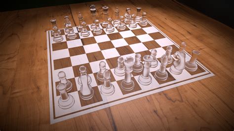 Glass Chess Set - Buy Royalty Free 3D model by dcbittorf [1b023dd ...