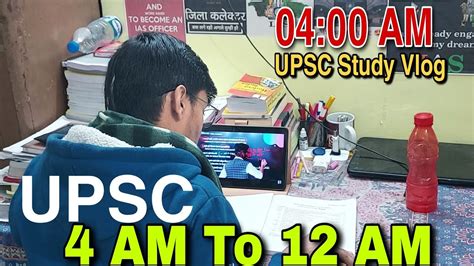 I Woke Up 400 Am To Study For Upscan Honest Day In Life Of Upsc