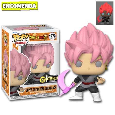 Funko Pop Dragon Ball Z Super Saiyan Rosé Goku Black 1279 Gitd