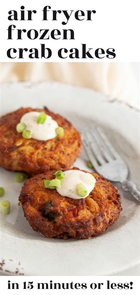 Air Fryer Frozen Crab Cakes | Frozen crab cakes, Crab cakes, Air fryer recipes easy