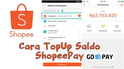 Cara Top Up Shopeepay Lewat Gopay Untuk Isi Saldo Infoaja