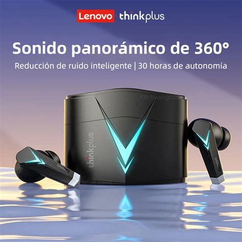 Lenovo Auriculares Inal Mbricos Lp Tws Para Videojuegos Cascos Con