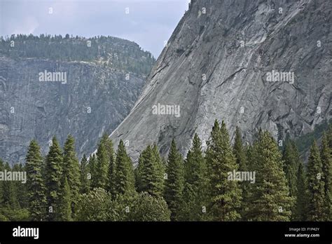 Yosemite Valley Scenery. North American Yosemite National Park in ...