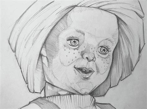 Chucky Drawing By Wickedlamb