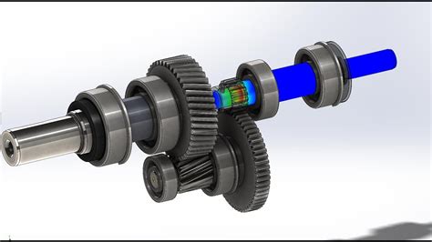 Solidworks Simulation Shaft Design Youtube