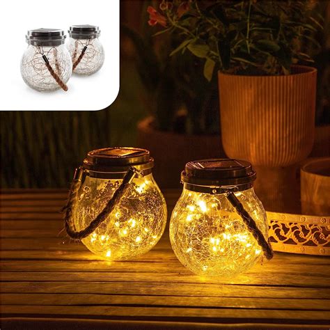 Gadgy Hanging Solar Lights Solar Lanterns Outdoor Pack Solar