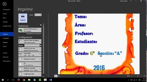 Como Hacer Caratula En Word Image To U