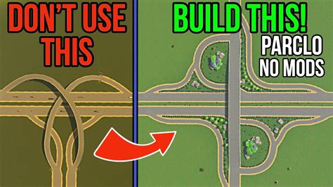 HOW To BUILD The PERFECT INTERCHANGE No Mods Cities Skylines YouTube