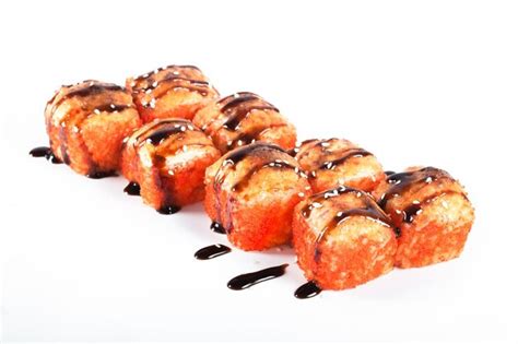 Al Horno Con Rollo De Anguila Sushi Con Queso Estilo Casero R Stico