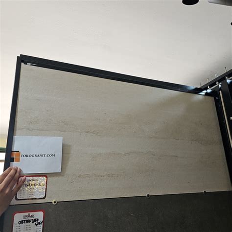 Jual GRANIT SANDIMAS TRAVERTINE BEIGE MATT 60X120 FREE ONGKIR 1 44M