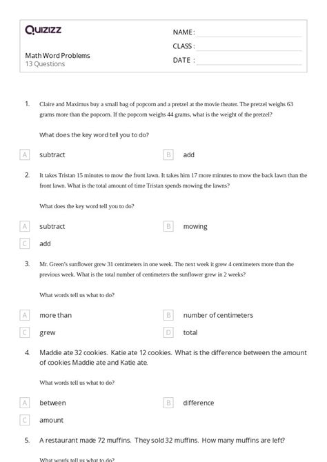 Free Math Word Problem Worksheet Download Free Math Word Problem Worksheet Png Images Free