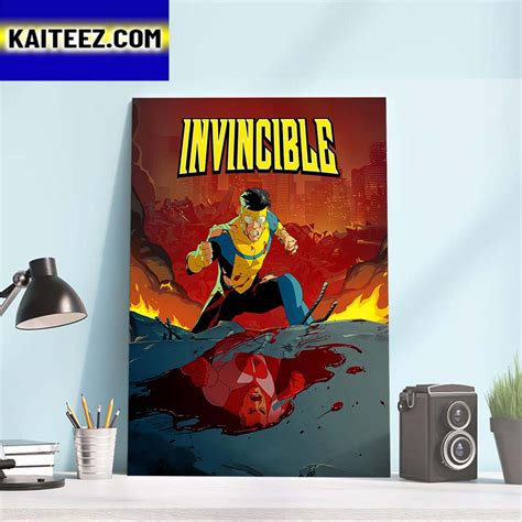 Invincible Season 2 Official Poster Art Decor Poster Canvas - Kaiteez