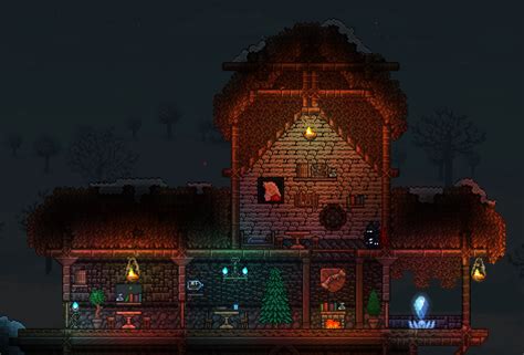 Snowy Cabin Rterraria