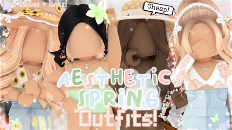 5 Aesthetic Spring Roblox Outfits With Codes Links 🌻 Xcandyc0rex