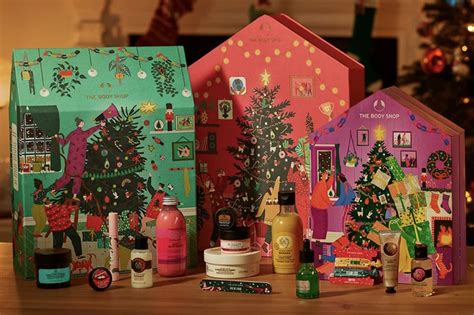 Bodyshop The Body Shop Advent Calendar Soin Beauté Vert Calendrier de