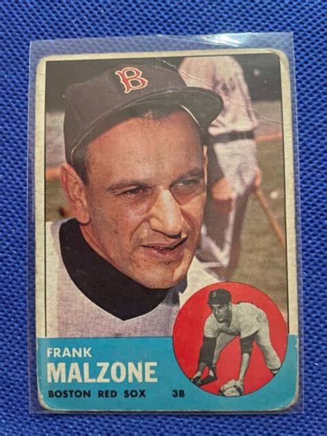 1963 Topps 232 Frank Malzone For Sale Online EBay