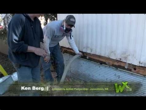 Mobile Home Series Insulating The Belly Youtube