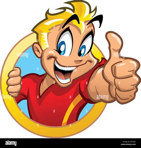 Cartoon Man Smiling Thumbs Up Hi Res Stock Photography And Images Alamy