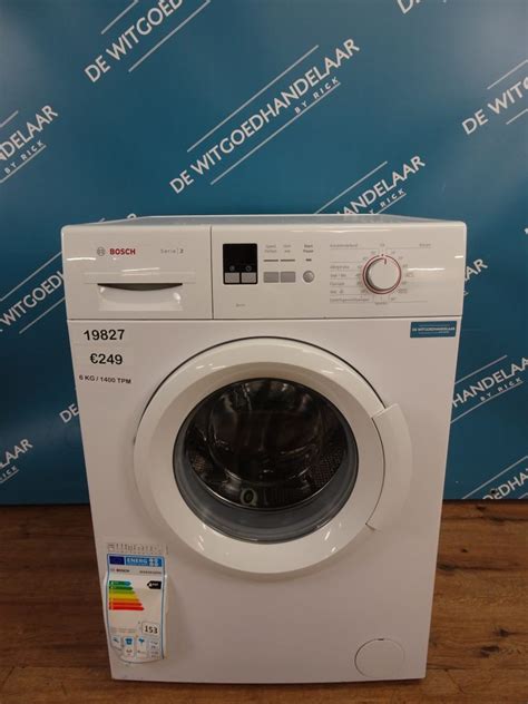 Bosch A Serie Kg Toeren Wasmachine De Witgoedhandelaar