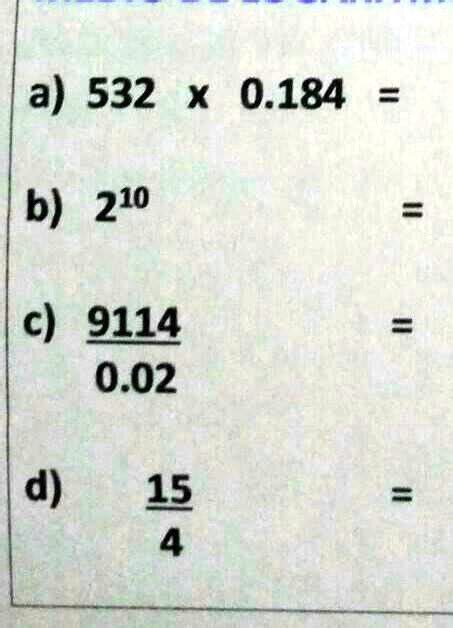 SOLVED Ayudenme Con Estos Ejercicios De Calcular Expresiones Por Medio