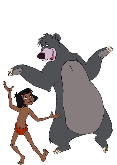 Coloring Book Challenge Mowgli And Baloo By Lionadventuresart On