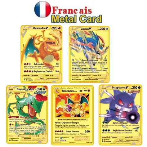 Pokemon Cart Es De Ferro Vmax Metal Pokemon Cartas Pikachu Mewtwo