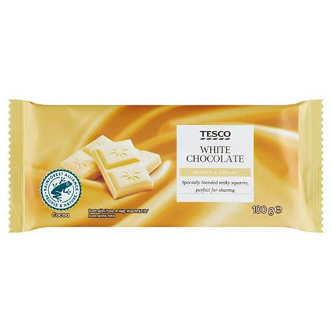 Tesco White Chocolate 100g Tesco Groceries