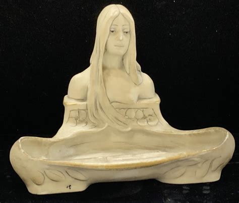 Bid Now Royal Dux Art Nouveau Female Figural Trinket Dish November 3