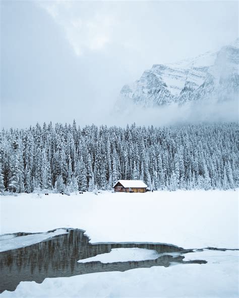 Snowy Cabin Wallpapers - Wallpaper Cave