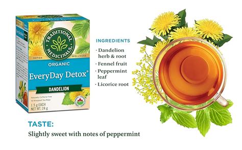 Traditional Medicinals Organic Everyday Detox Dandelion Herbal Tea