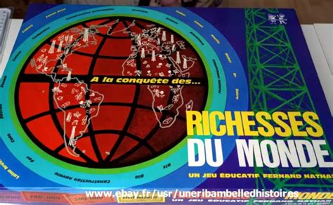 Ancien Jeu De Soci T Les Richesses Du Monde Fernand Nathan