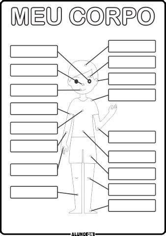 Plano De Aula Partes Do Meu Corpo Aluno On Human Body Parts Special