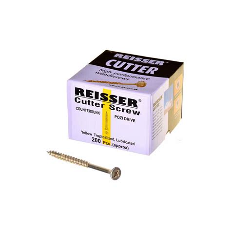 Reisser R2 Cutter Pozi Woodscrew 70 X 4mm L X Dia Box Of 200