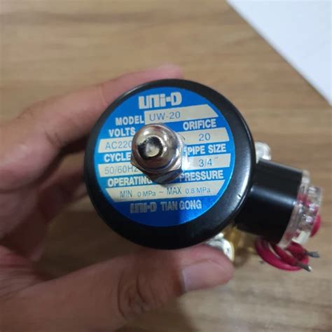 Jual SOLENOID VALVE UNI D UW 20 220V Tangerang Anugerah Mandiri Teknik