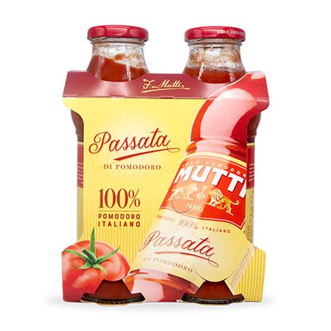 Salsa Passata Di Pomodoro G Mutti Pack Fruta Y Verdura Cal Fruit S