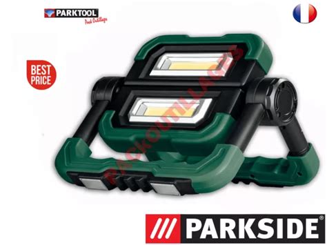 Parkside Lampe De Travail Led Sans Fil Pbsl V Eur