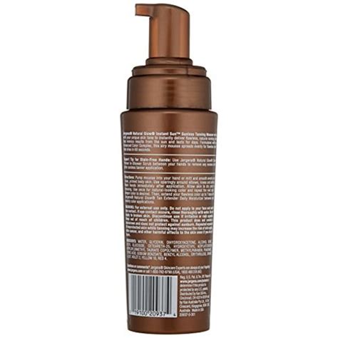 Jergens Natural Glow Instant Sun Sunless Tanning Mousse Light 6 Oz