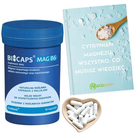 Formeds Bicaps Mag B Cytrynian Magnezu Kaps Por Wnaj Ceny