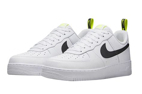 BUY Nike Air Force 1 Low White Black Reflective Swoosh | Kixify Marketplace