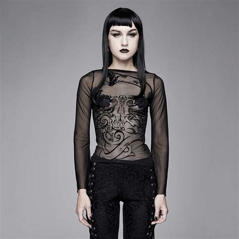 DEVIL FASHION Muertes Mesh Top ANDERSARTIG Gothic Fashion